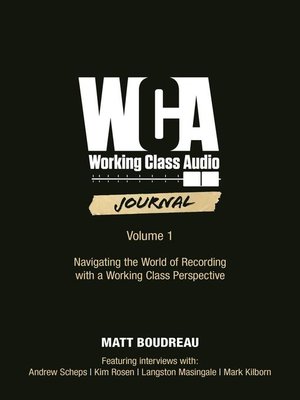 cover image of Working Class Audio Journal